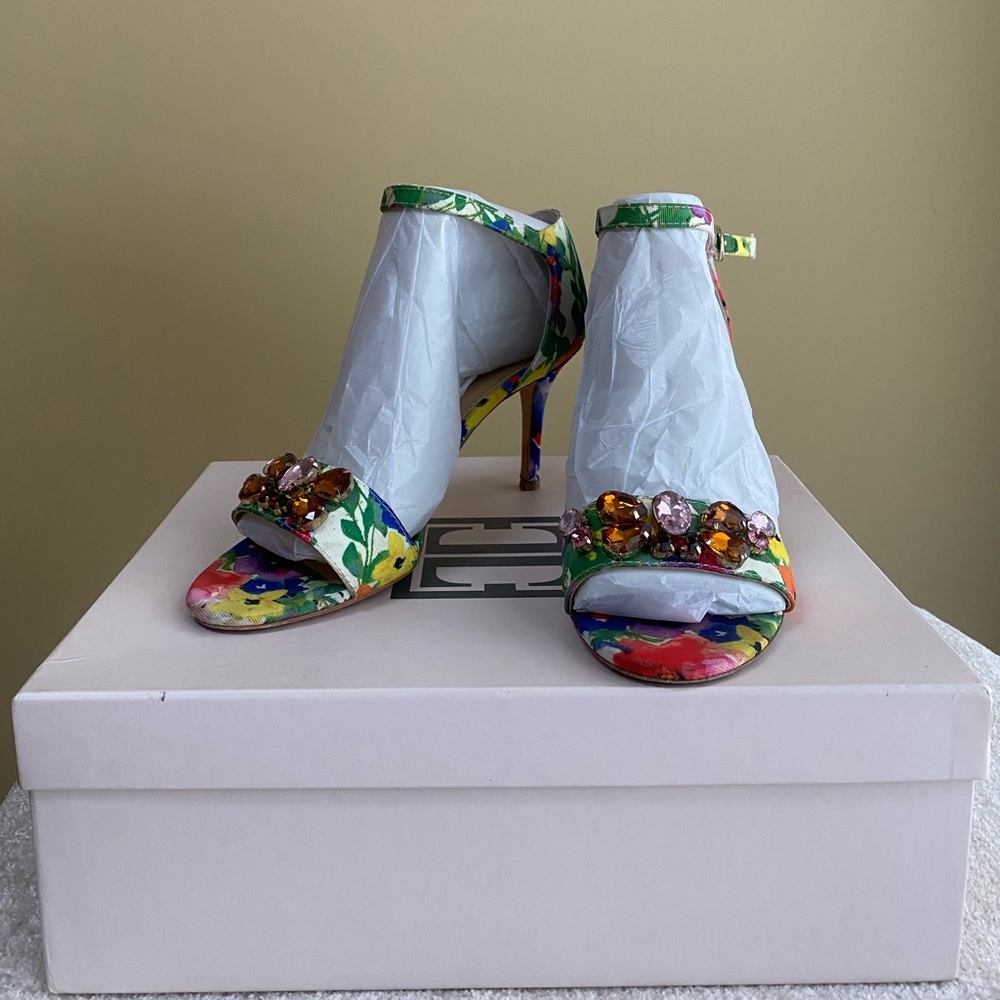 Ivanka Trump Floral Heels